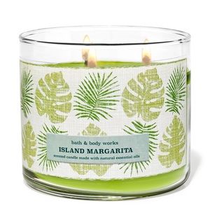 Bath & Body Works Island Margarita 3-Wick Candle 🌴🍹